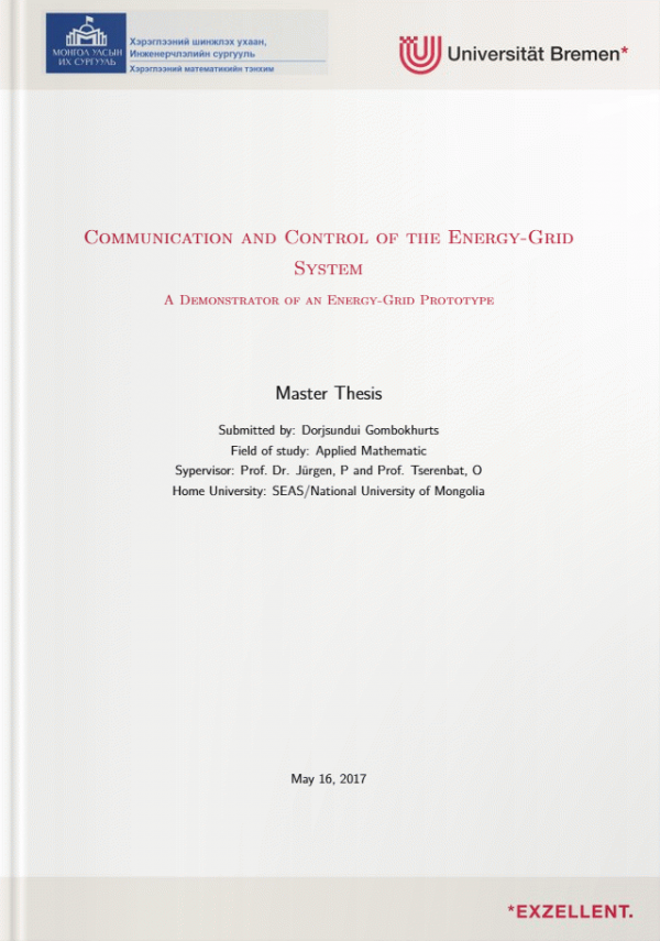 Communication and Control of the energy-grid system