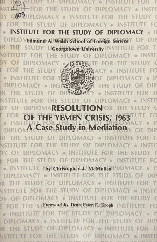 Resolution of the Yemen crisis, 1963