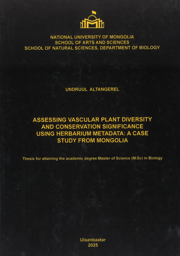 Assessing vascular plant diversity and conservation significance using herbarium metadata